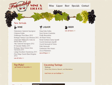 Tablet Screenshot of friendshipwineandliquor.com